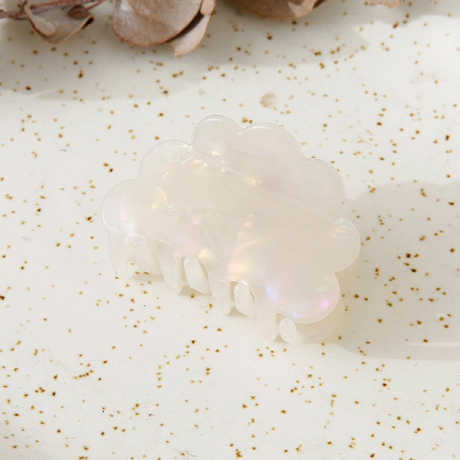 Marble Cloud Mini Hair Clip