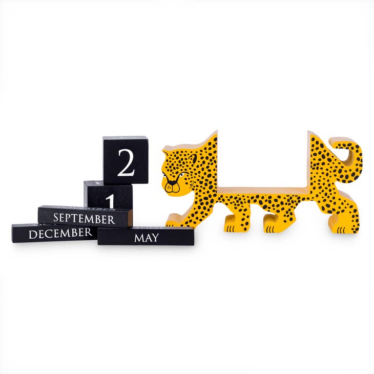Cheetah Desk Calendar