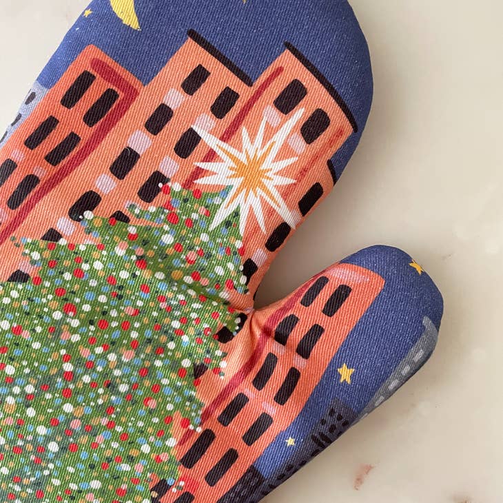 Rockefeller Oven Mitt & Pot Holder Set