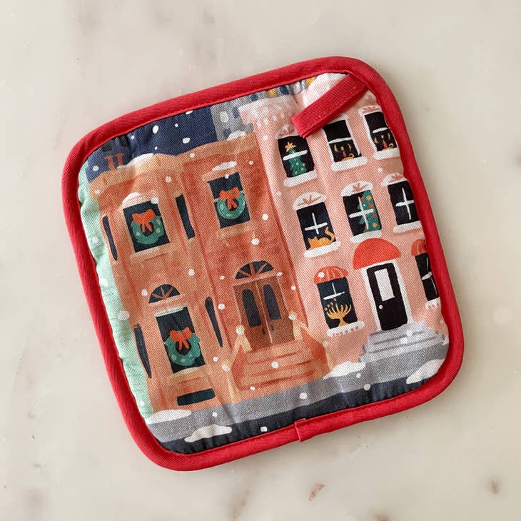 Rockefeller Oven Mitt & Pot Holder Set
