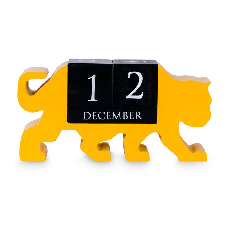 Cheetah Desk Calendar