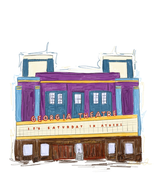 Georgia Theatre Print