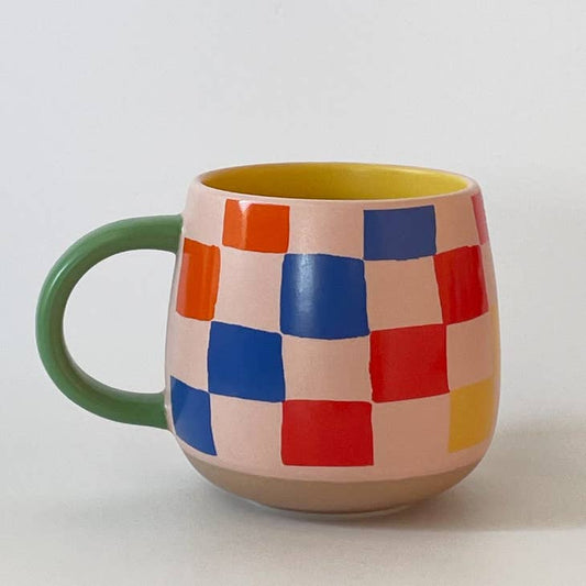 Molly Checkered Mug