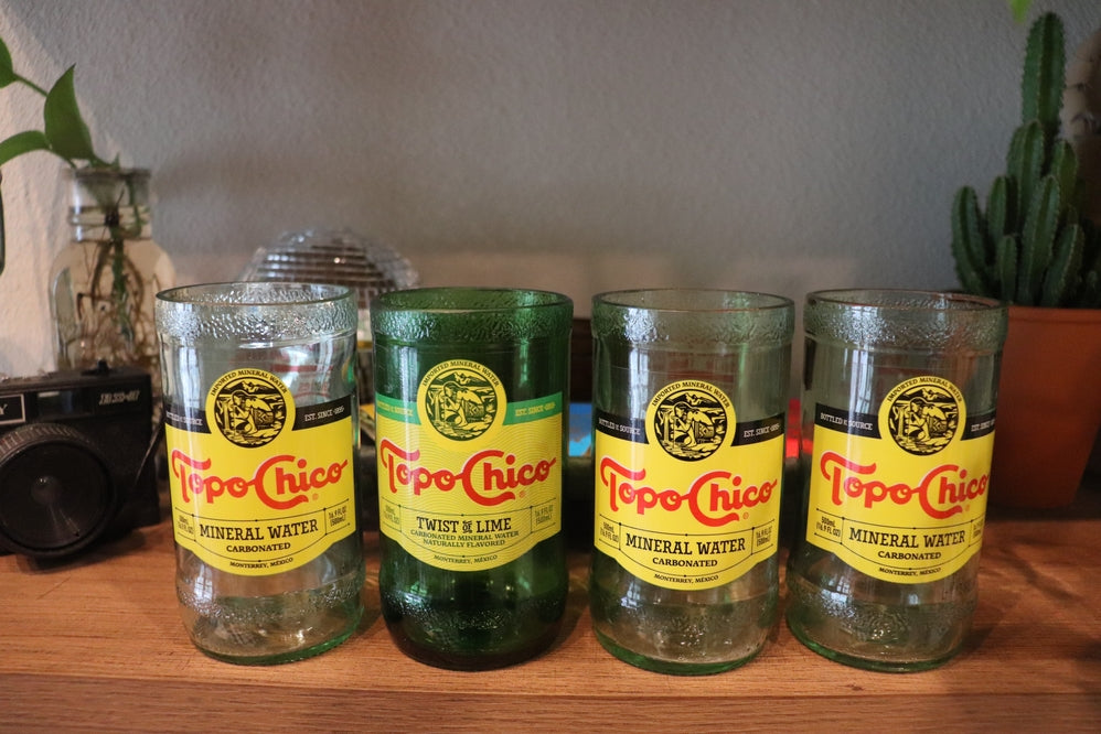 Topo Chico Drinking Glasses