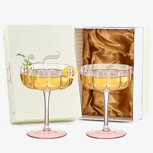 Waverly Glass Coupe, set of 2